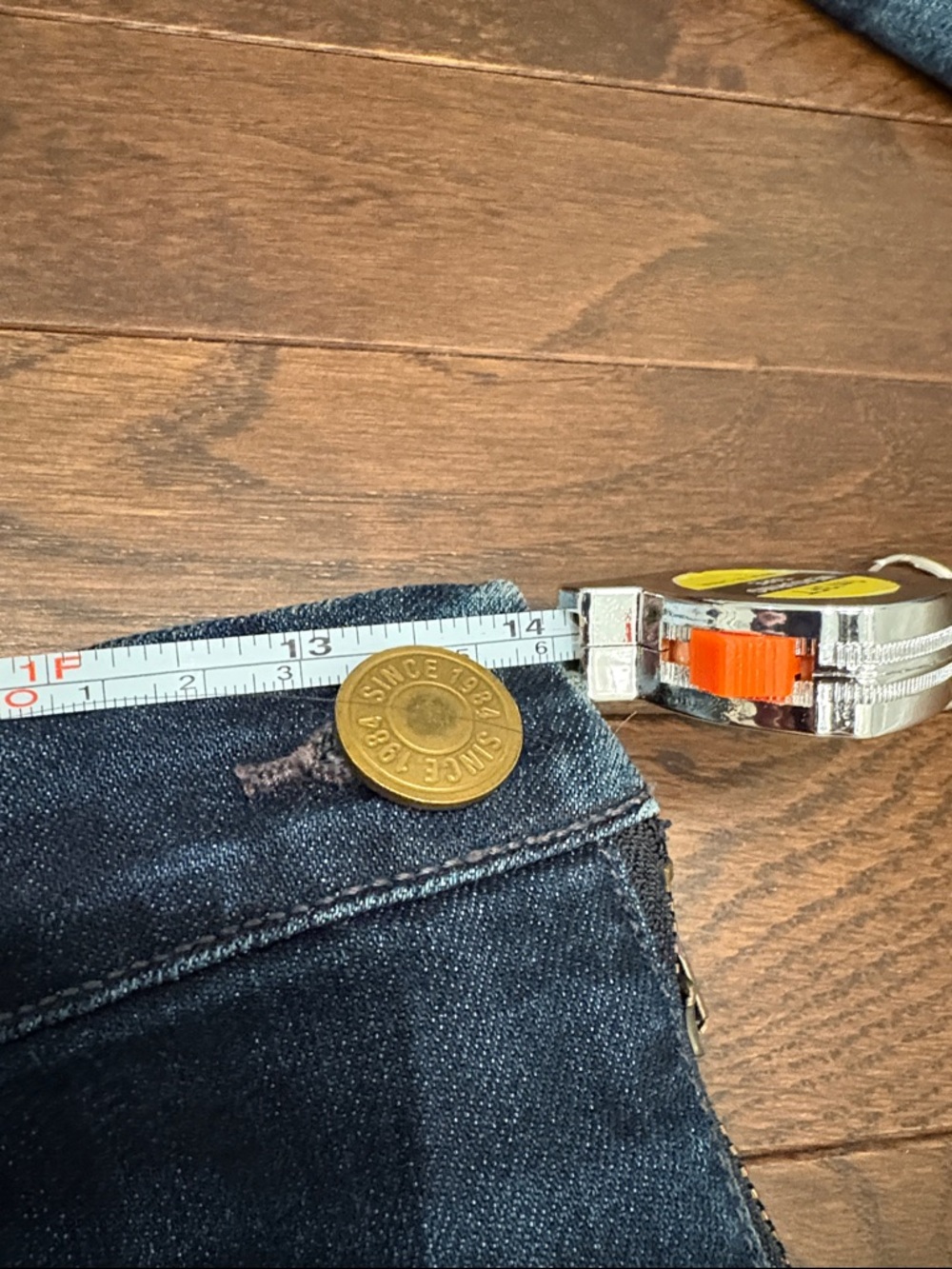 Uniqlo High Rise Skinny Side Hip Zipper and Ankle Zip Jeans Dark Wash Size 26 - Picture 10 of 14